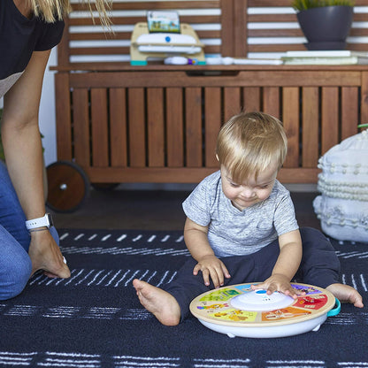 HAPE Magic Touch drewniana symfonia dotykowa dla dziecka 6 m+, wielokolorowa zabawka muzyczna z 120 melodiami
