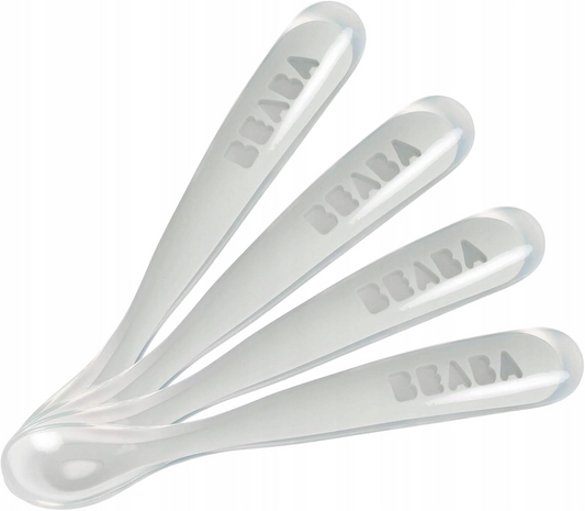 BEABA set de cuillères en silicone 4 pièces