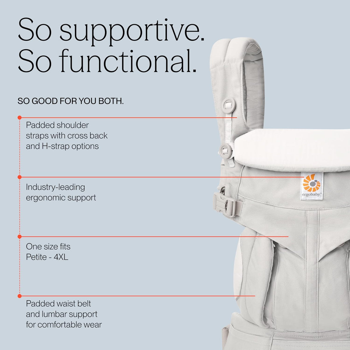 ERGOBABY OMNI 360 marsupiu ergonomic 3,2-20,4 kg