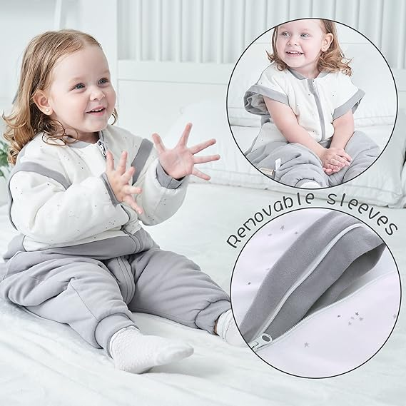 MIRACLE BABY winterslaapzak 2.5TOG 90 afritsbare mouwen