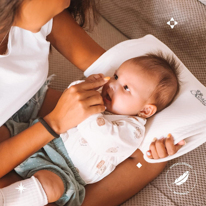 KOALA BABYCARE babykussen + kussensloop VOORKOMT plagiocefalie