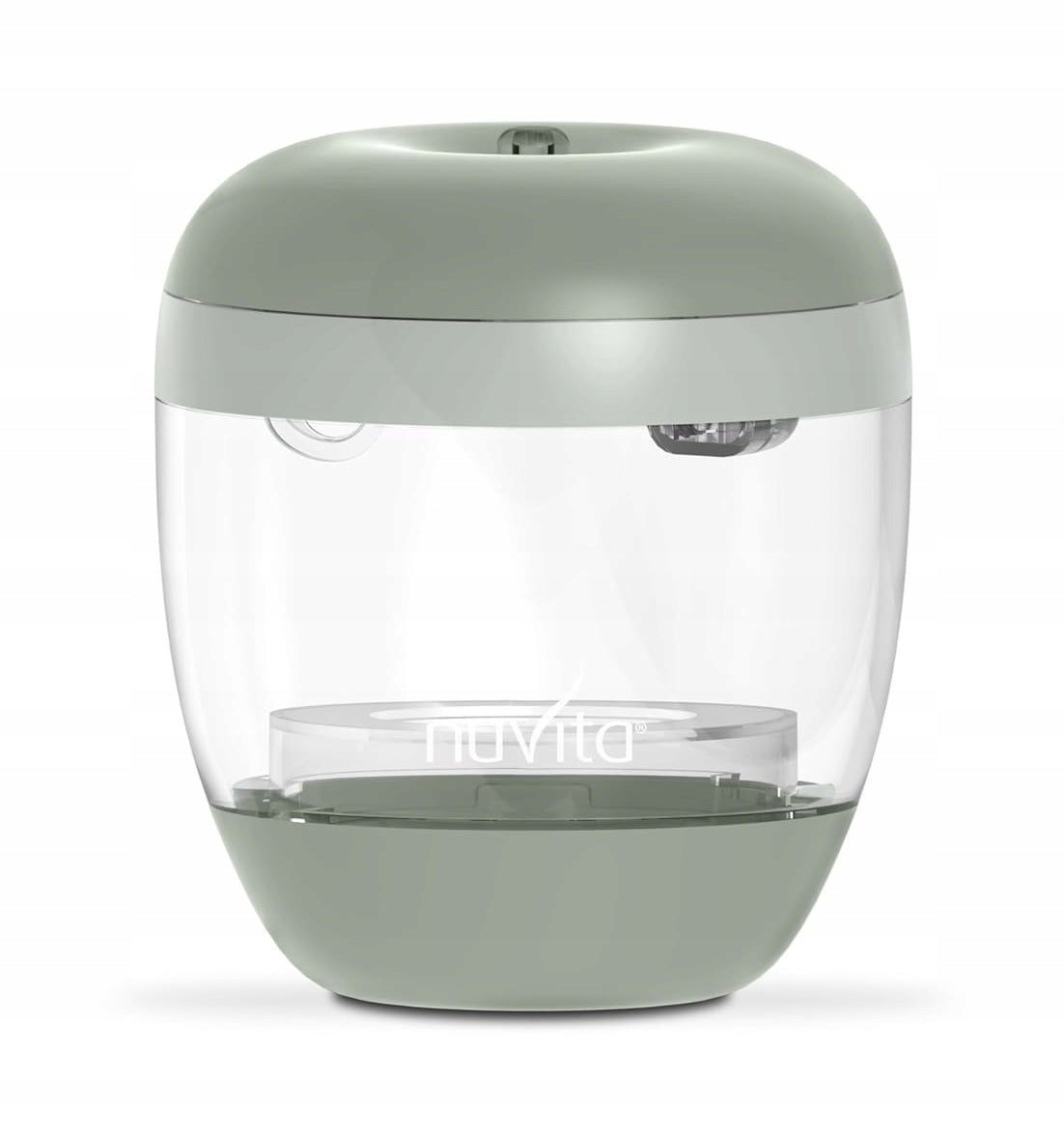 NUVITA MellyPlus 2 podręczny sterylizator UV do smoczków butelek 2 minuty zielony, BPA free
