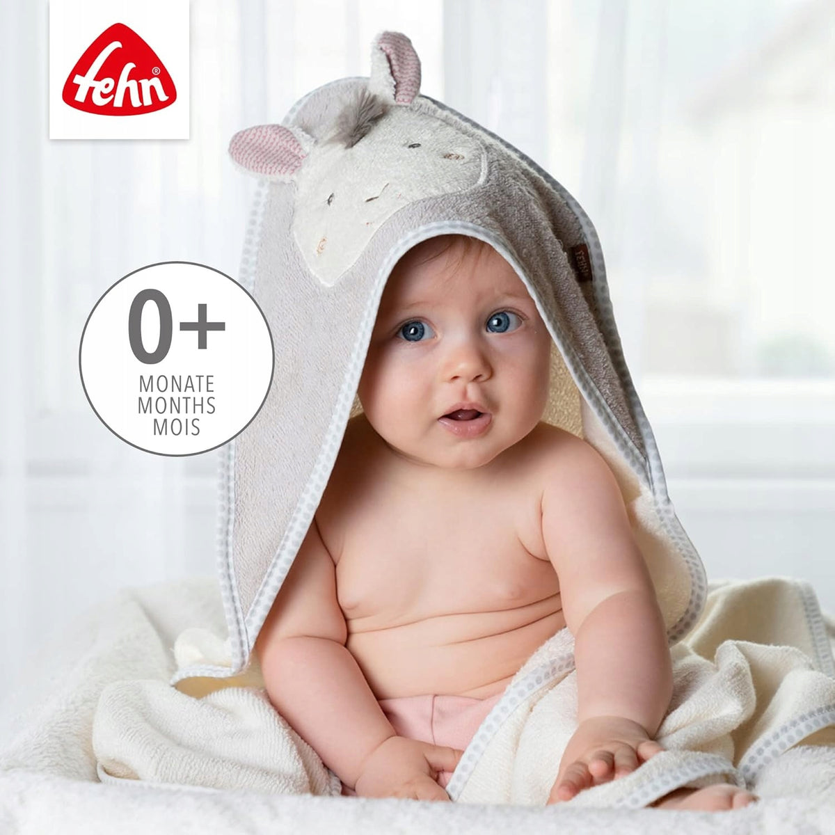 FEHN Peru HANDDOEK MET KAP 80x80 cm