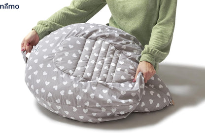 NIIMO multifunctioneel 3-in-1 zwangerschapskussen, voedingskussen, nest + hoesje