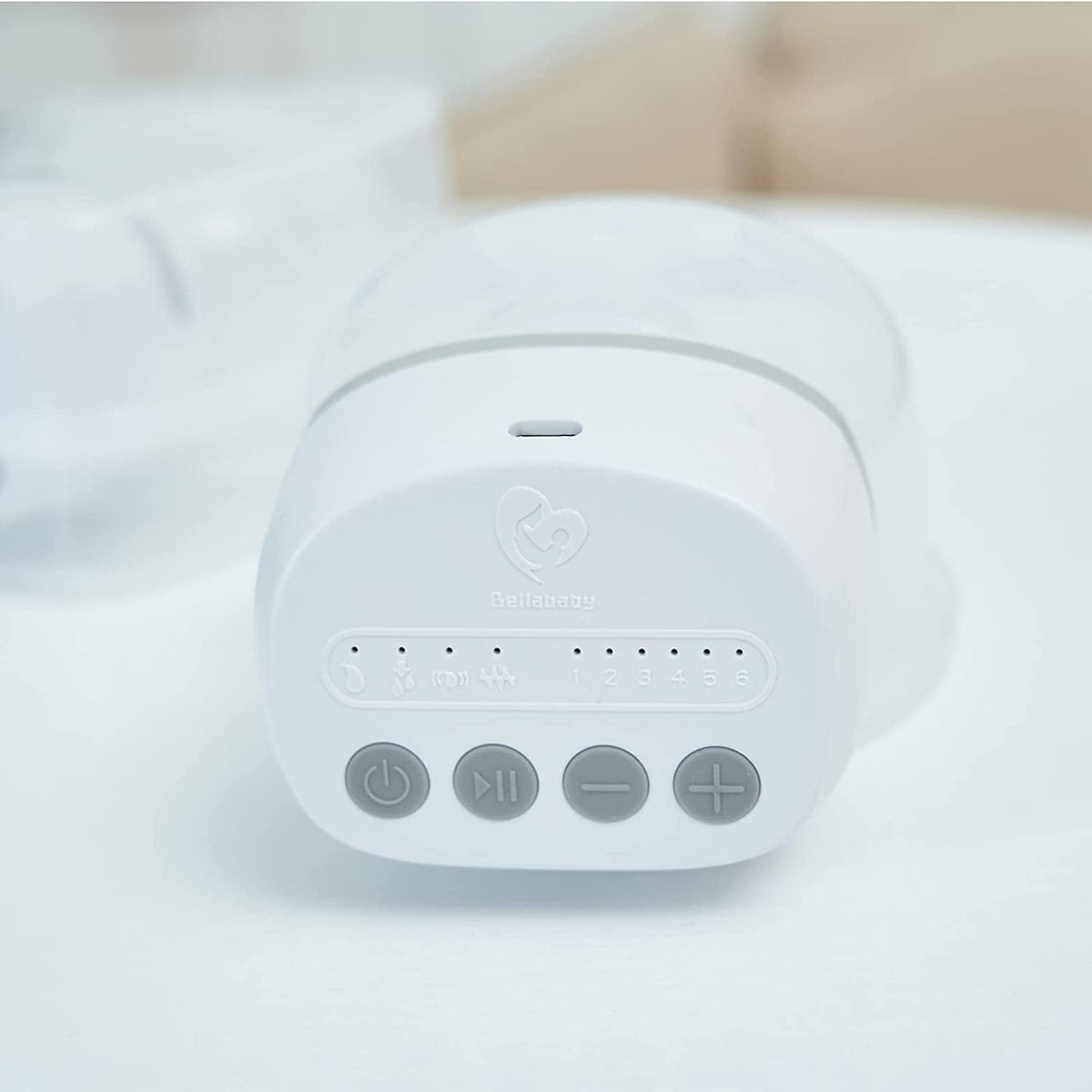 BELLABABY sacaleches eléctrico inalámbrico tipo concha x2