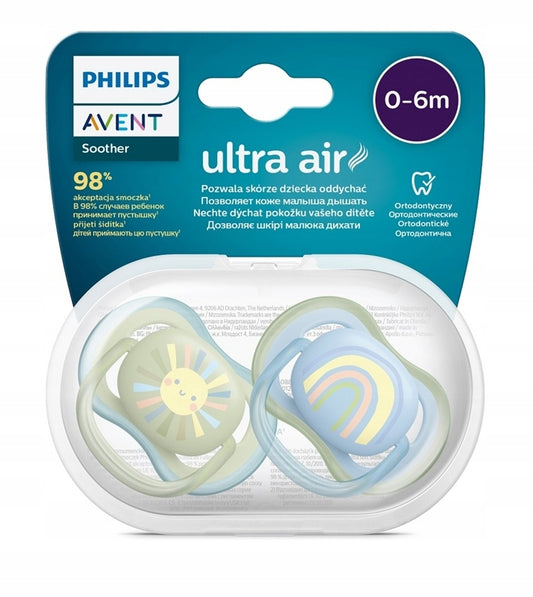 PHILIPS AVENT Ultra Air soothers x2
