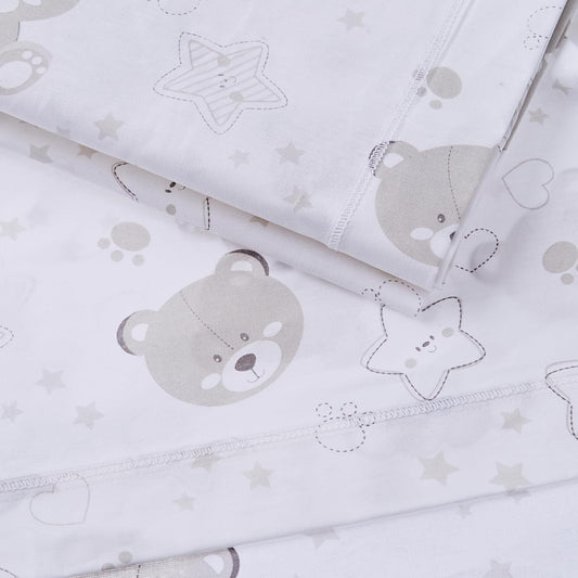 ITALBABY 3-delig beddengoed set 115X175 / 40X60 / 60X130