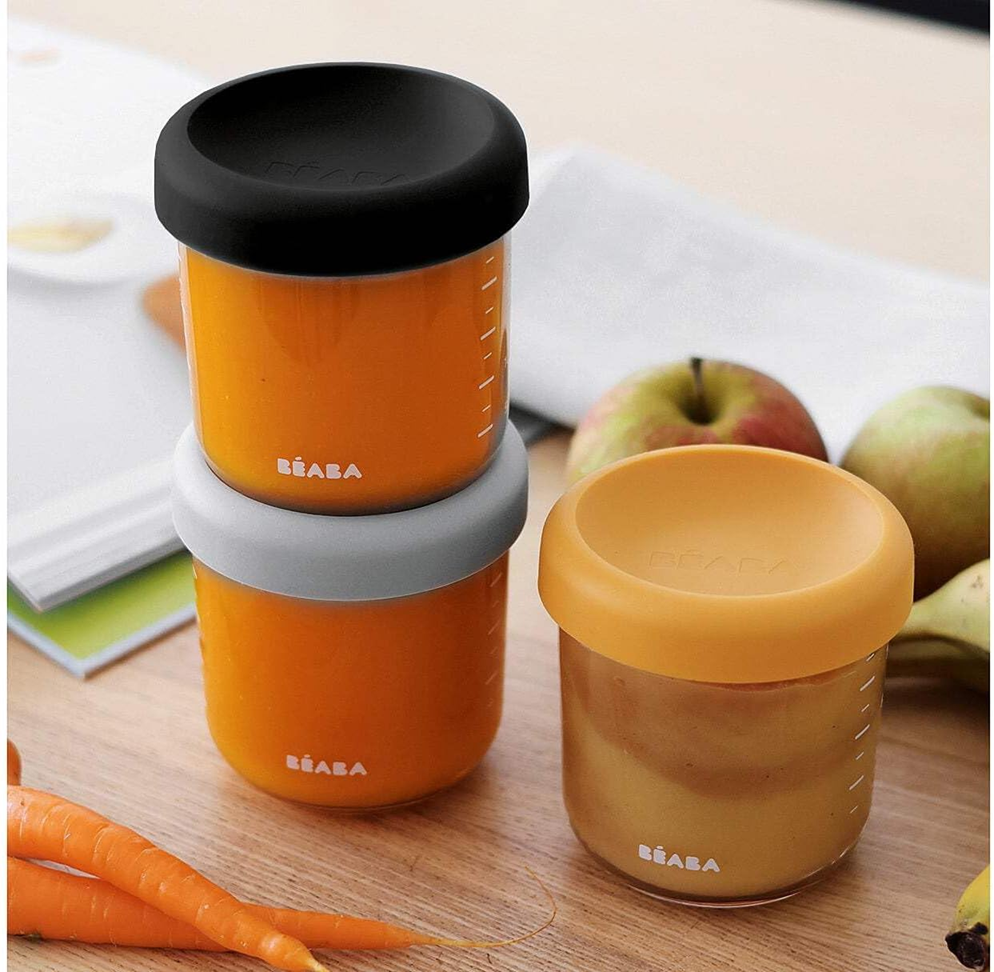 BEABA glazen voedselcontainers 6x 250ml