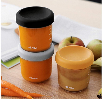 BEABA glazen voedselcontainers 6x 250ml