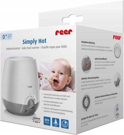 REER SIMPLY HOT calientabiberones y calentador de tarritos