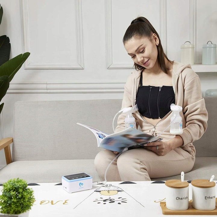 BELLABABY sacaleches eléctrico doble para bebés