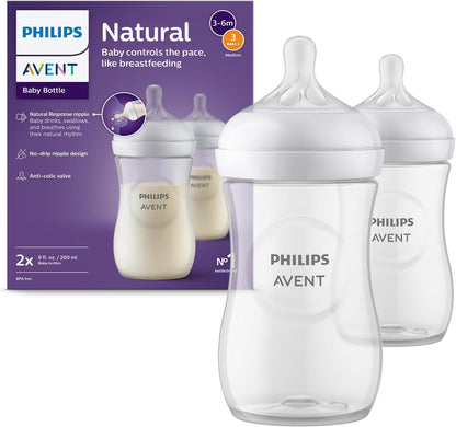 PHILIPS AVENT Natural RESPONSE biberon 260 ml 1lună+ x2