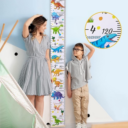 BEINOU hangende meetlat 200 cm van canvas en hout