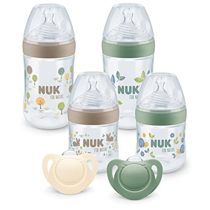 NUK for Nature Perfect Start flessen- en fopspeenset 0–6 maanden – afbeelding 3