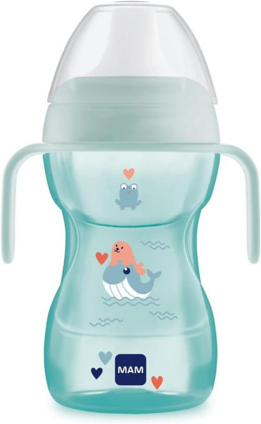 Cana MAM Fun To Drink Cup cu cioc anti-picurare 270 ml 8 luni+