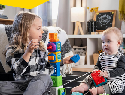 BABY EINSTEIN Connectables Bridge & Learn magnetische blokken 15 stuks
