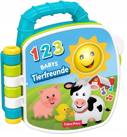 FISHER-PRICE GFP29 electronic sensory book in German language