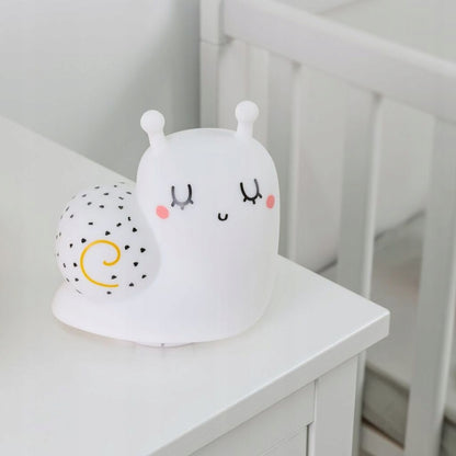 MINILAND Cosy Dreamer siliconen nachtlamp SLIMAK 12,3 x 12,3 cm