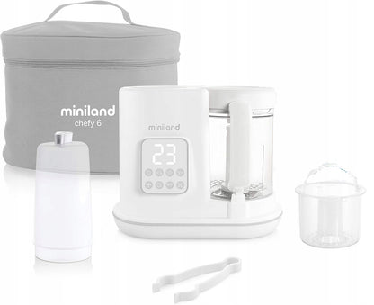 MINILAND Chefy 6 keukenmachine 6in1 steamer blender + tang maatbeker zakje