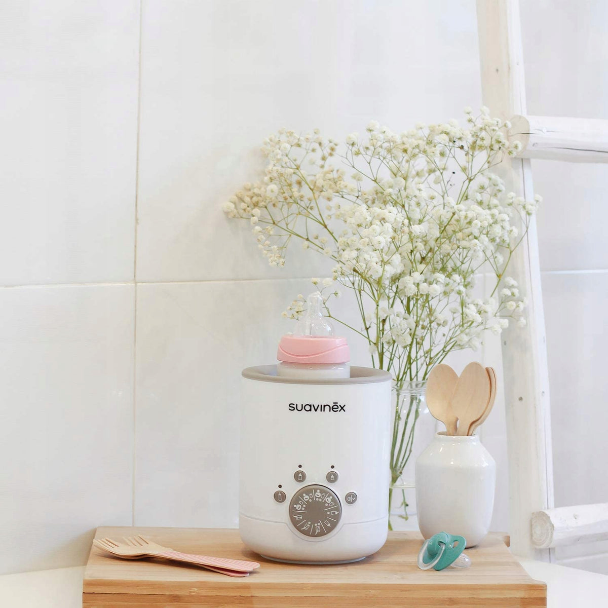 SUAVINEX 3-in-1 flessen- en potjesverwarmer