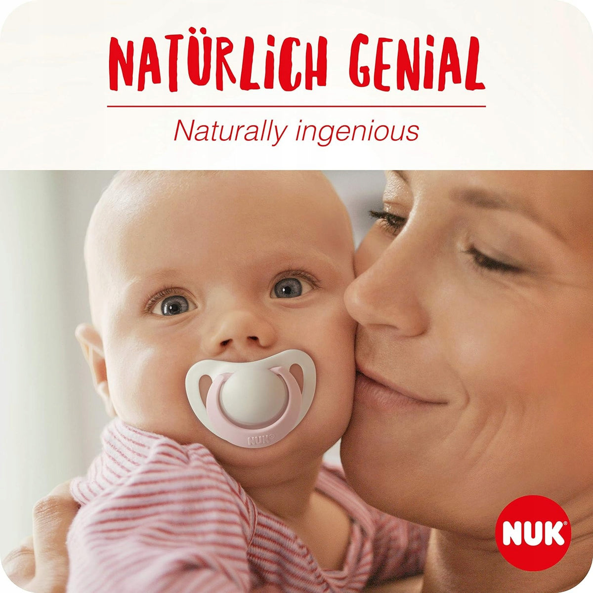 NUK Genius Color sucette apaisante x2 18mois+