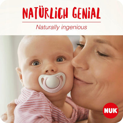 NUK Genius Color sucette apaisante x2 18mois+