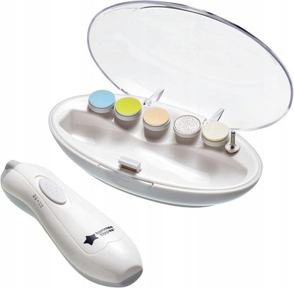 TOMMEE TIPPEE elektrische Nagelfeile mit LED-Licht für Babys und Erwachsene