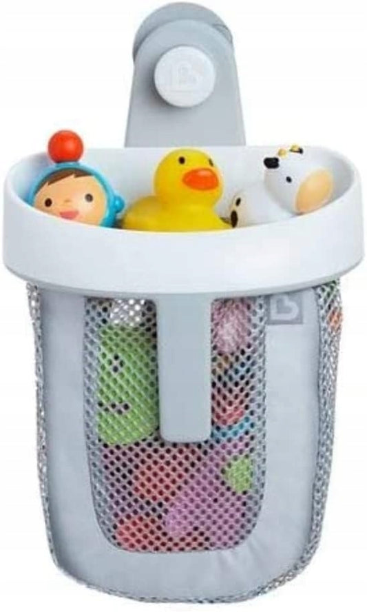 MUNCHKIN Super Scoop organizer siatka do kąpieli z przyssawką, organizer na zabawki kąpielowe z siatką i BPA free