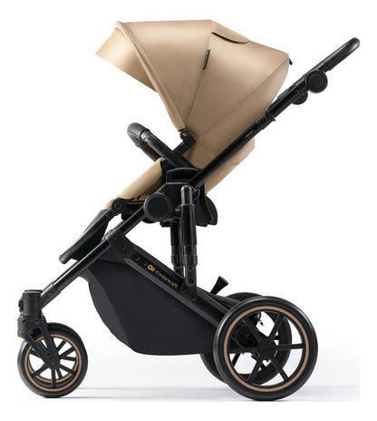KINDERKRAFT PRIME2 PRO 3-in-1 multifunctionele kinderwagen tot 22kg + autostoeltje MINK PRO