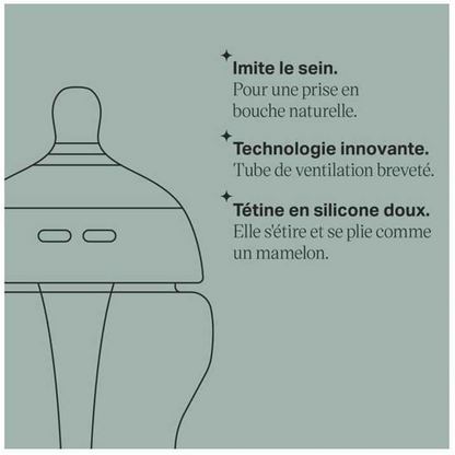 TOMMEE TIPPEE Προηγμένο Μπιμπερό 260 ml ANTI-KOLIK 0 μηνών+