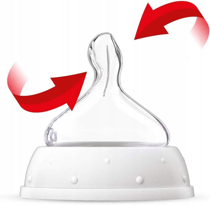 NUK First Choice+ 6–18 μηνών μπιμπερό 300 ml δείκτης θερμοκρασίας