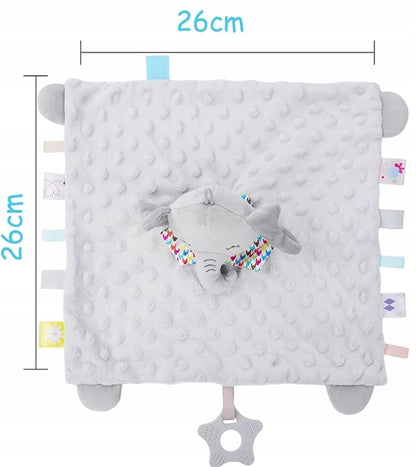 VICLOON comforter knuffeldeken OLIFANT 26 x 26 cm