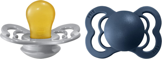 BIBS SUPREME succhietti calmanti in caucciù 0-6 mesi SIMMETRICI