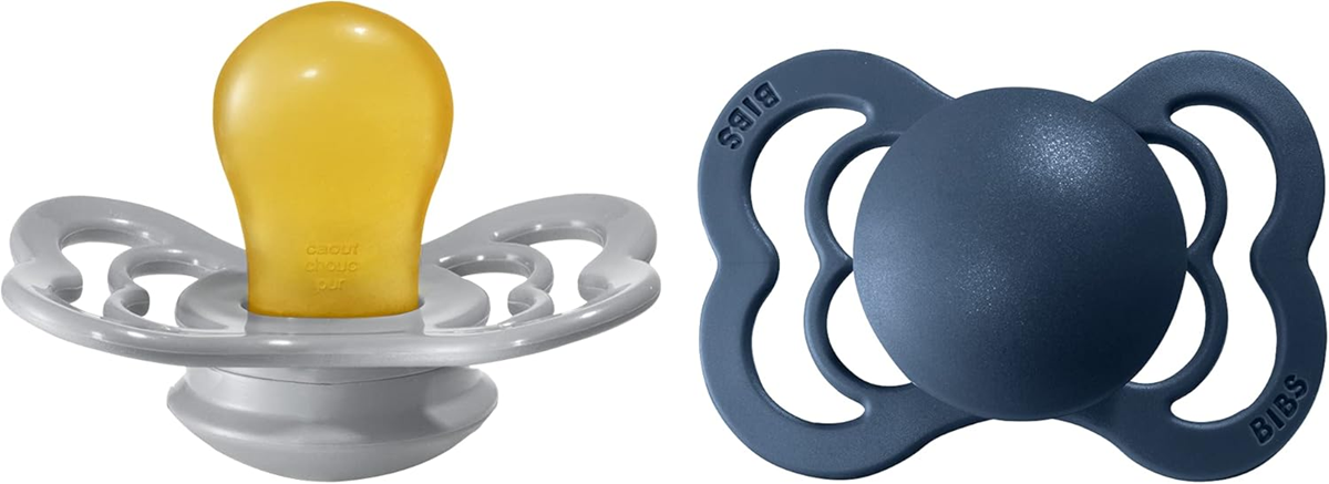 BIBS SUPREME fopspenen rubber 0-6msc SYMETRIC