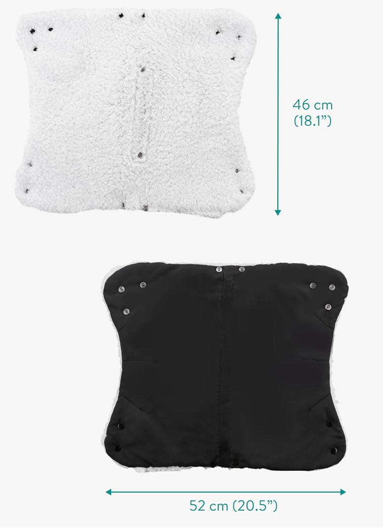 NAVARIS manoplas impermeables para cochecito con forro polar