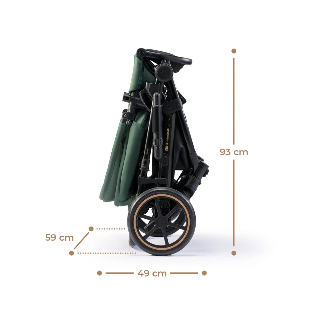 KINDERKRAFT PRIME2 2w1 wózek wielofunkcyjny do 22kg – SHADOW GREY – zdjęcie 5