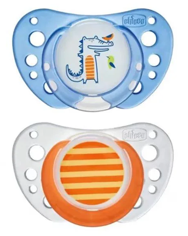 CHICCO PhysioForma COMFORT suzetă x2 0-6 luni LATEX