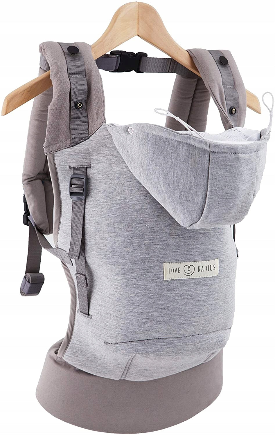LOVE RADIUS Hoodie Carrierergonomic carriercolour greyNew condition, replacement packaging possible
