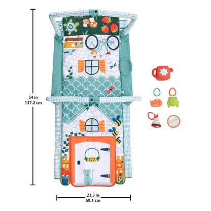 FISHER-PRICE 3-in-1 educatieve speelmat Explorer's House