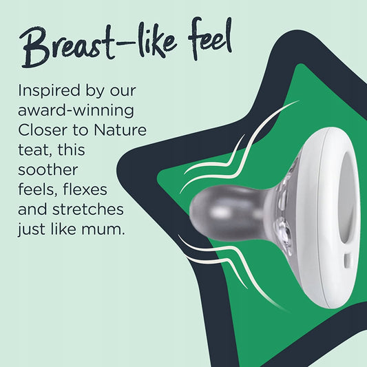 TOMMEE TIPPEE ortodontický cumlík x2 0–6 mesiacov SVETÍ
