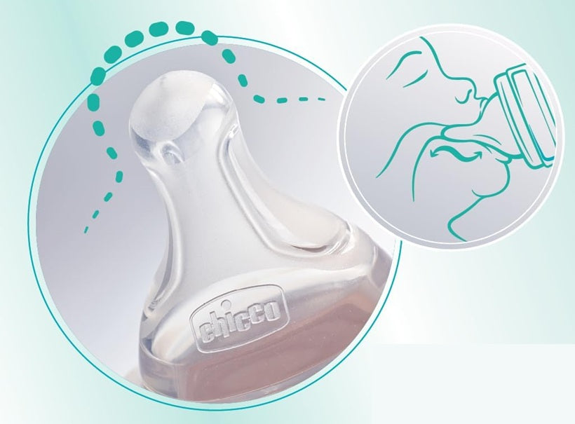 CHICCO Perfect 5 anti-koliekfles 150 ml speen 1 langzame stroom 0 +