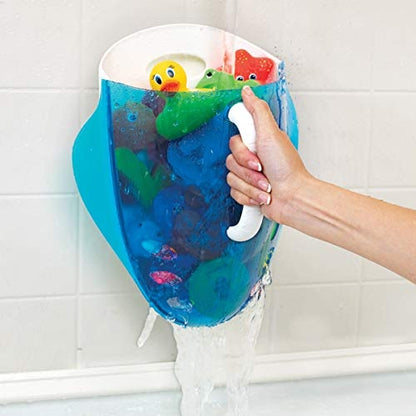 Munchkin Bath Toy Scoop blue bath toy basket