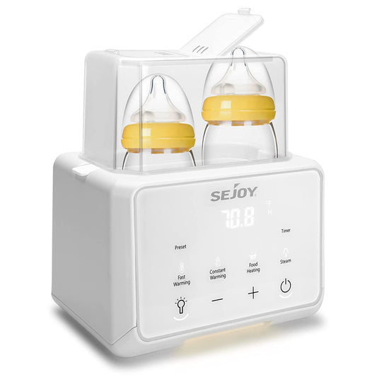 SEJOY calientabiberones doble esterilizador 6 en 1