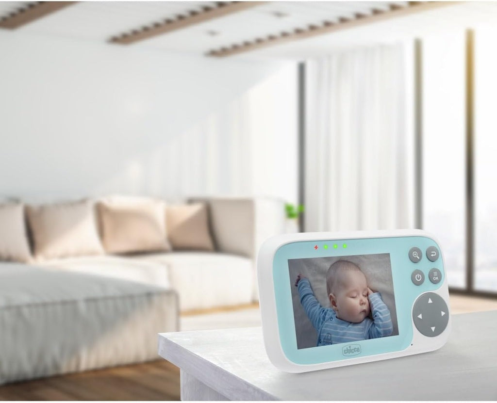 CHICCO Babyphone vidéo moniteur bébé électronique 3,2" LCD FHSS O