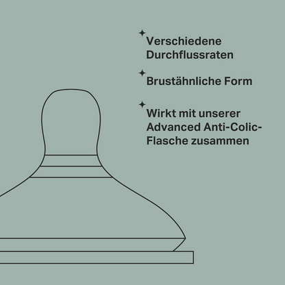 TOMMEE TIPPEE dudlíky 6m+ x2 ADVANCED ANTI-COLIC
