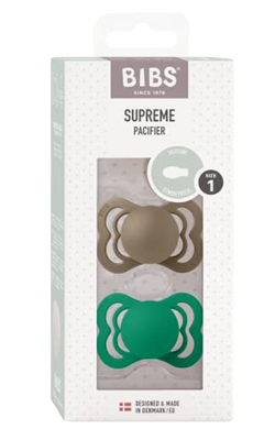 BIBS SUPREME πιπίλες σιλικόνης 0-6 μηνών ΣΥΜΜΕΤΡΙΚΕΣ