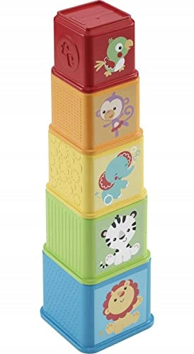 FISHER-PRICE stapelpiramide met dieren 5el. 6m+