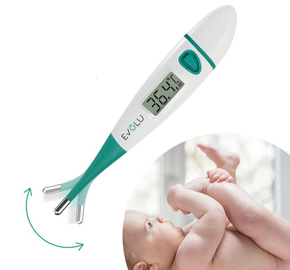 EVOLU DMT-4318 digitale thermometer met flexibele tip + etui 10 seconden