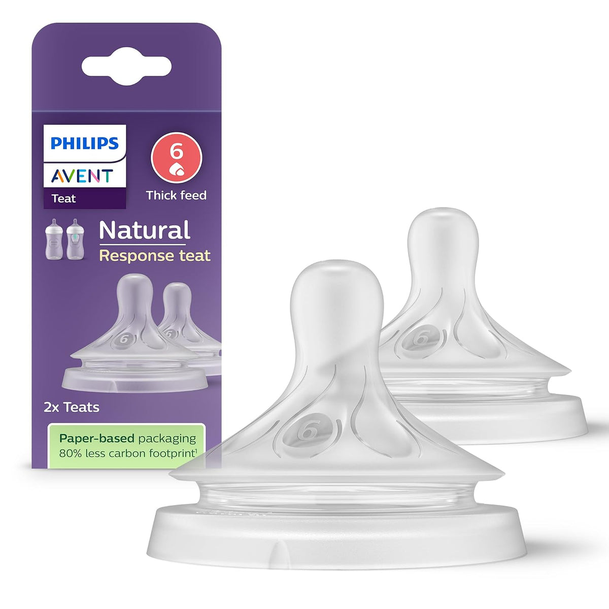 Philips Avent Natural Response bottle teat flow 6