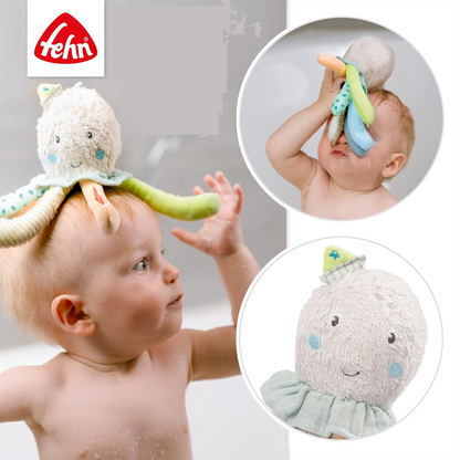 FEHN pluche badspeelgoed OCTOPUS 17 cm 0+